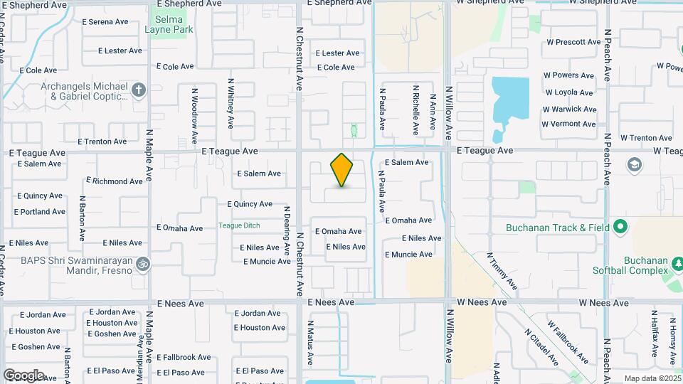 2641 E Sage Way Map and Location Details