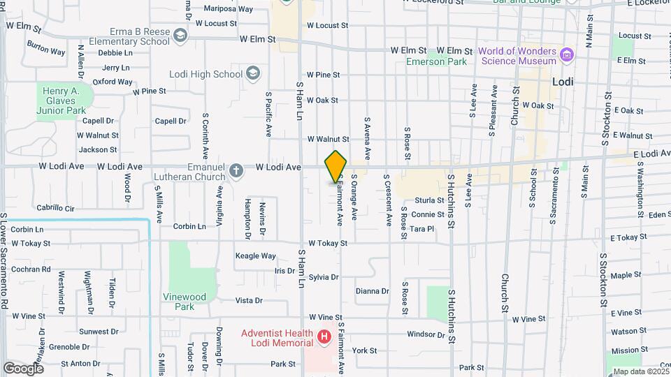 321 S Fairmont Ave Mapa y Detalles de la Ubicación