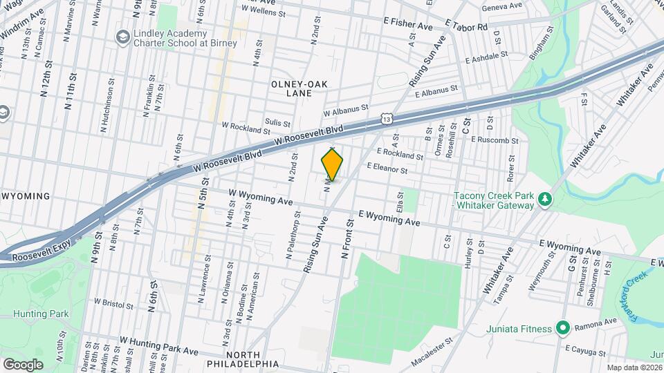4747 N Mascher St Map and Location Details