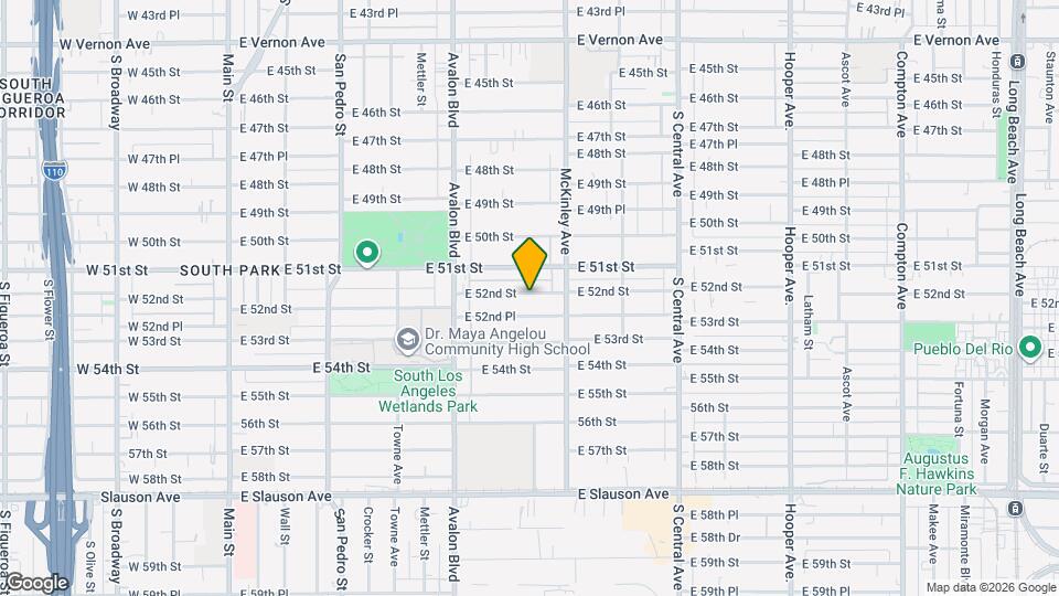732 E 52nd St Mapa y Detalles de la Ubicación