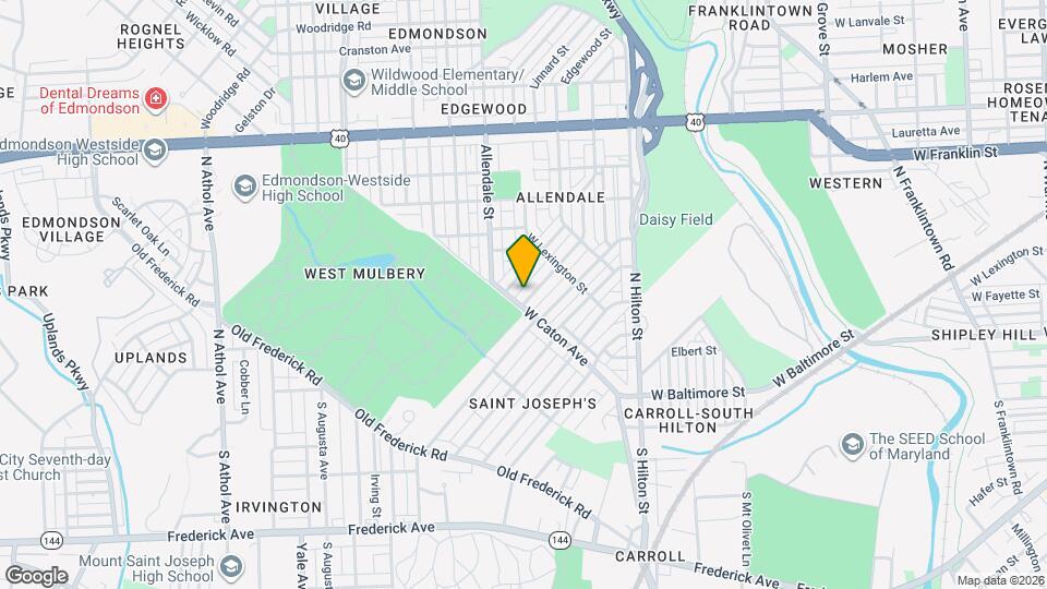 106 Denison St Map and Location Details