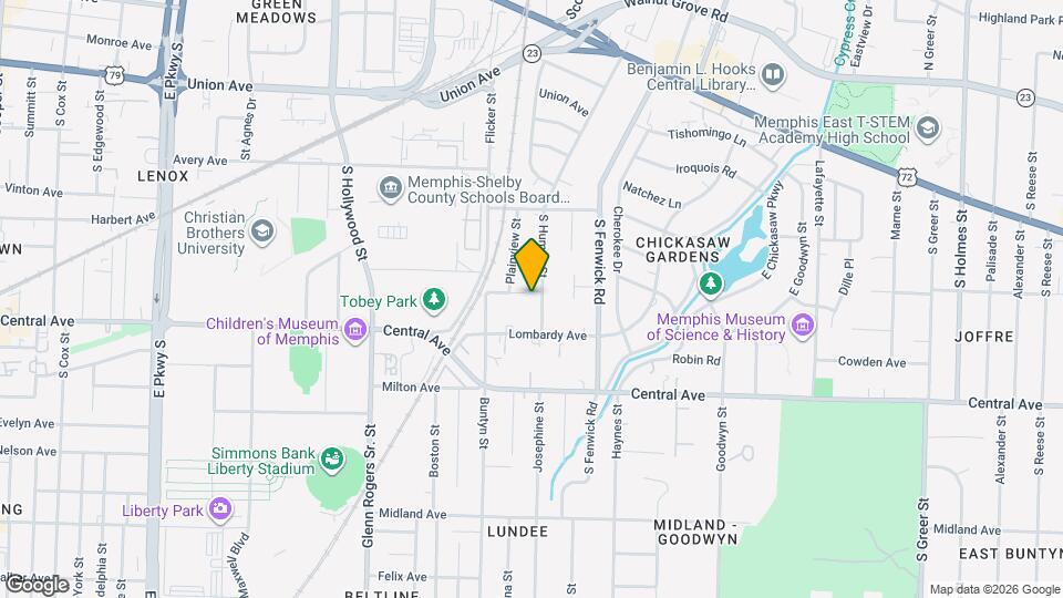 195 S Humes St Map and Location Details