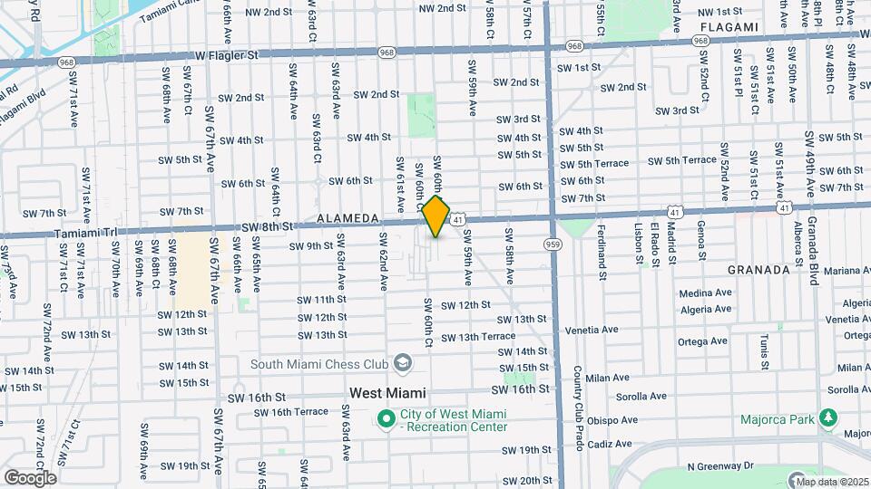 6004 SW 8th St Map and Location Details