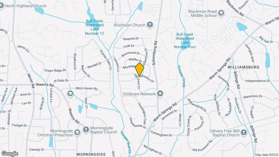 6354 Old Post Ct Map and Location Details