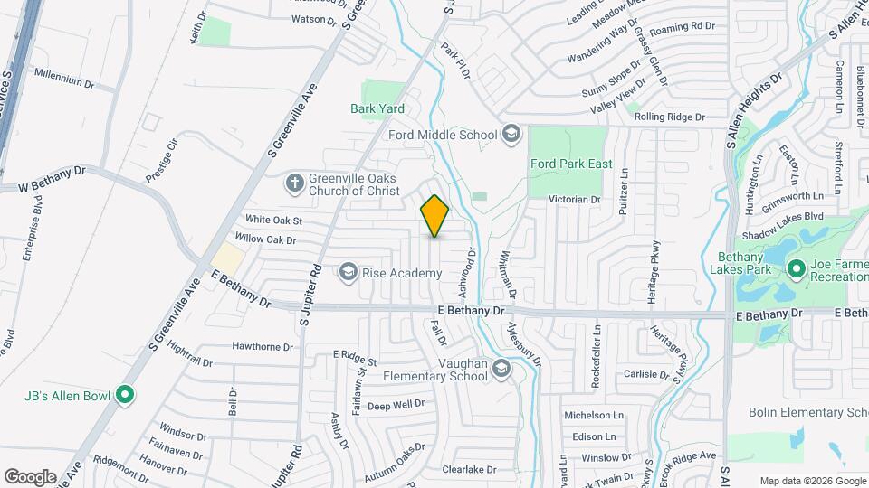 707 Cottonwood Bend Dr Map and Location Details