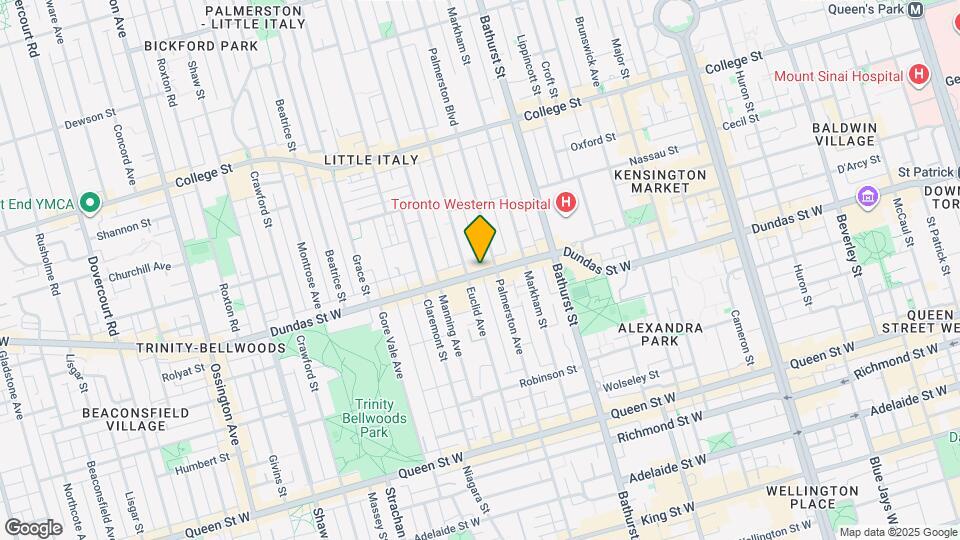 822 Dundas St W Map and Location Details