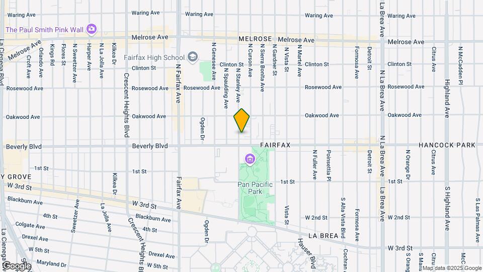 320 N Stanley Ave Mapa y Detalles de la Ubicación