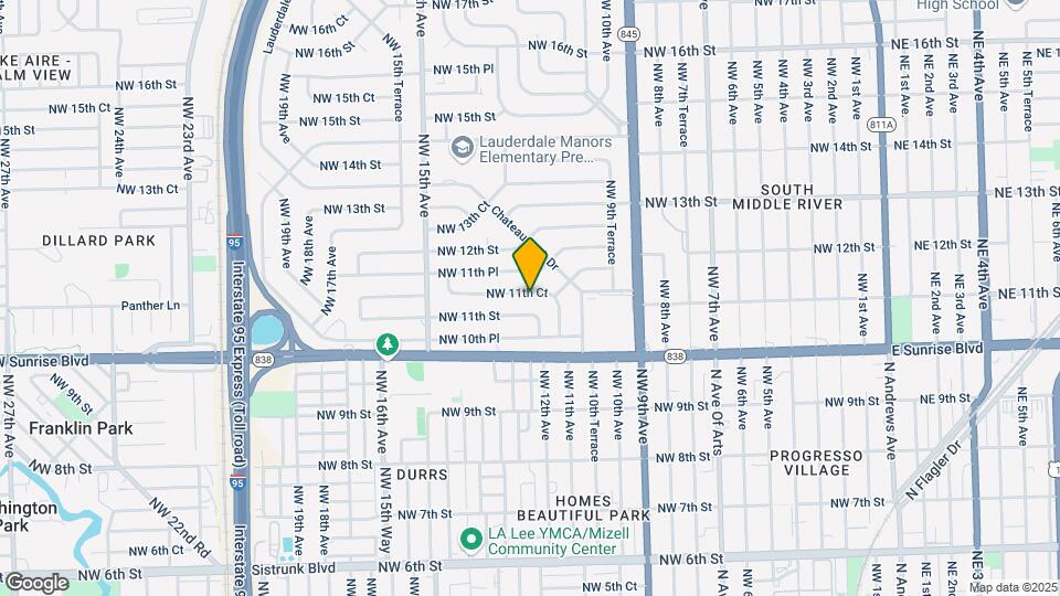 1106 NW 11th Ct Mapa y Detalles de la Ubicación