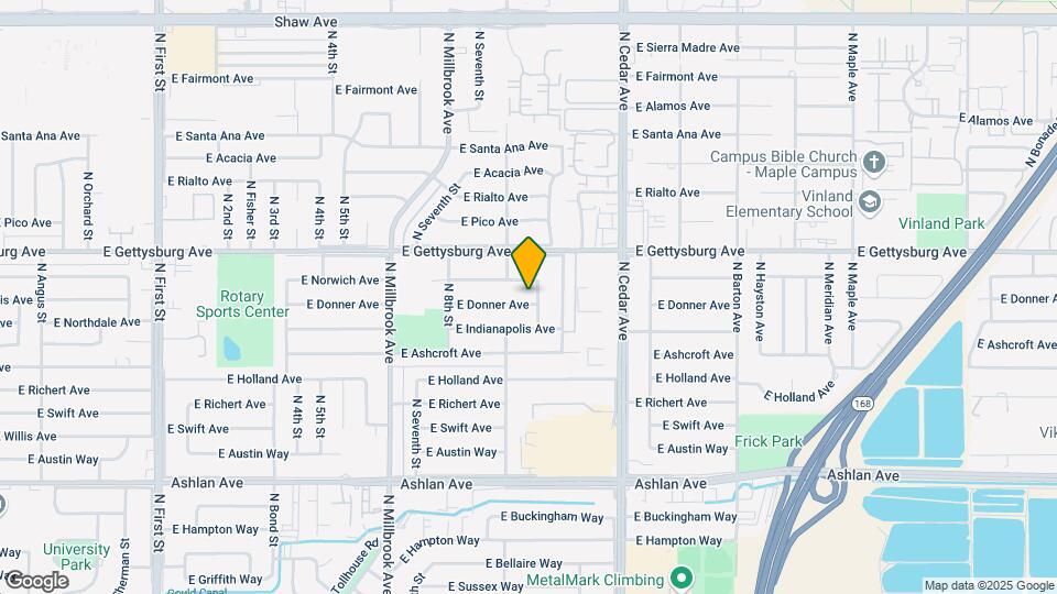 3935 E Donner Ave Map and Location Details