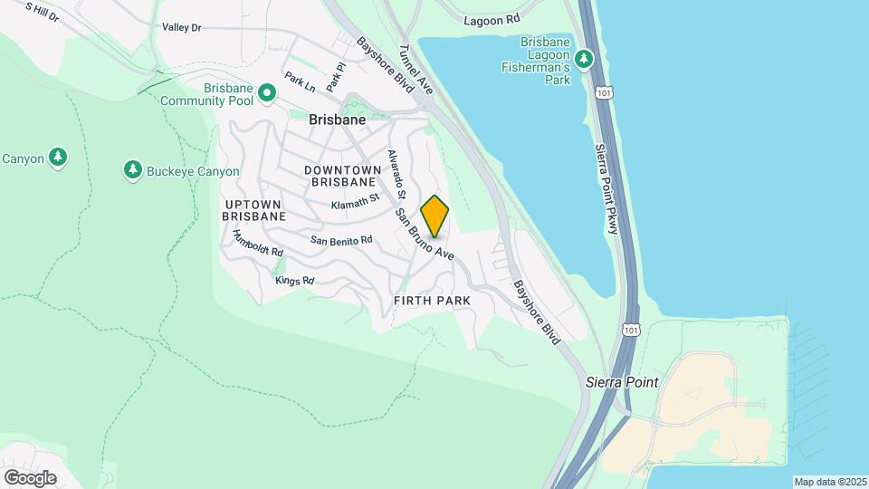 733 San Bruno Ave Map and Location Details
