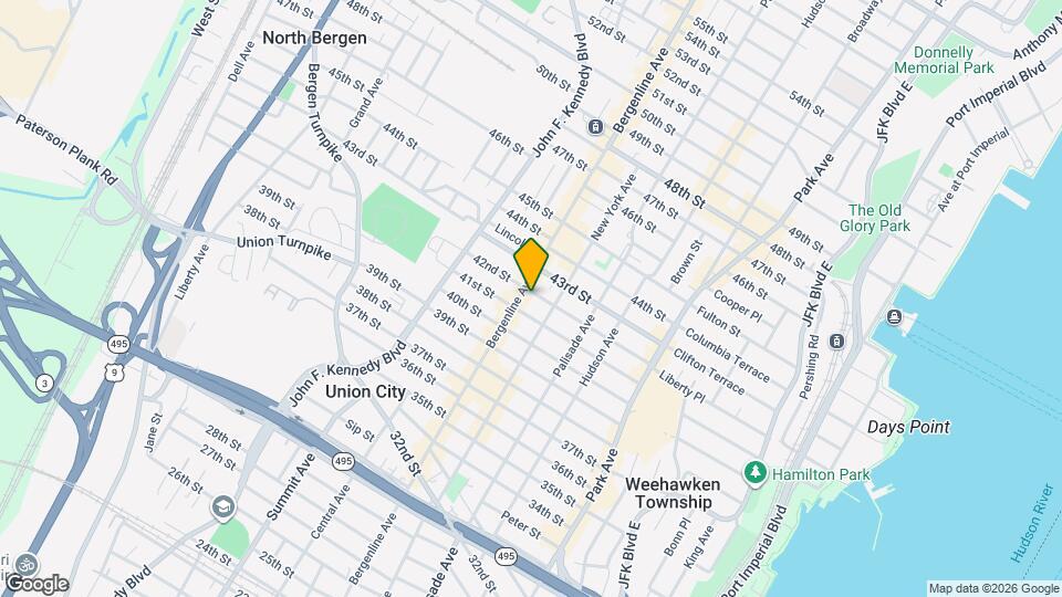 419 42nd St Map and Location Details