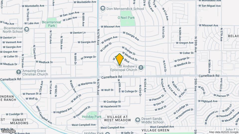 5031 N 65th Ave Mapa y Detalles de la Ubicación