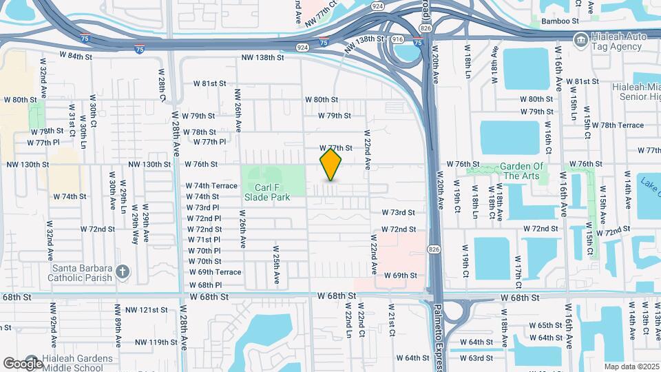 2319 W 74th Ter Map and Location Details