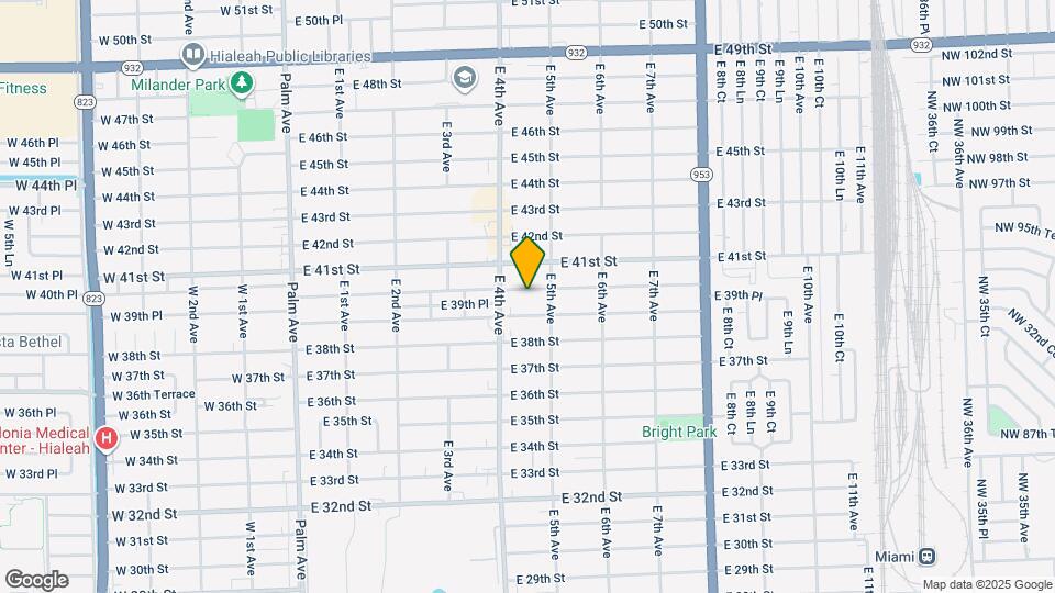 448 E 40th St Map and Location Details