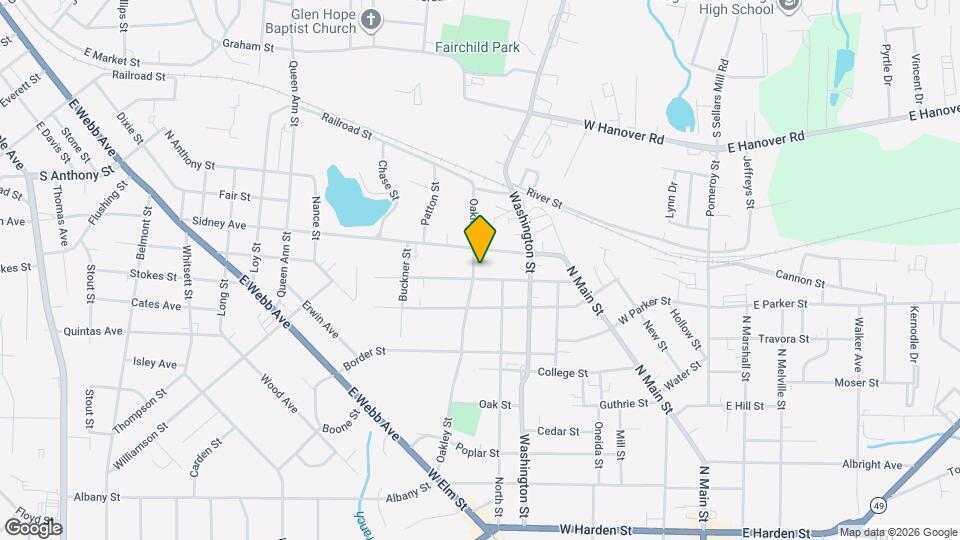 817 Oakley St Map and Location Details