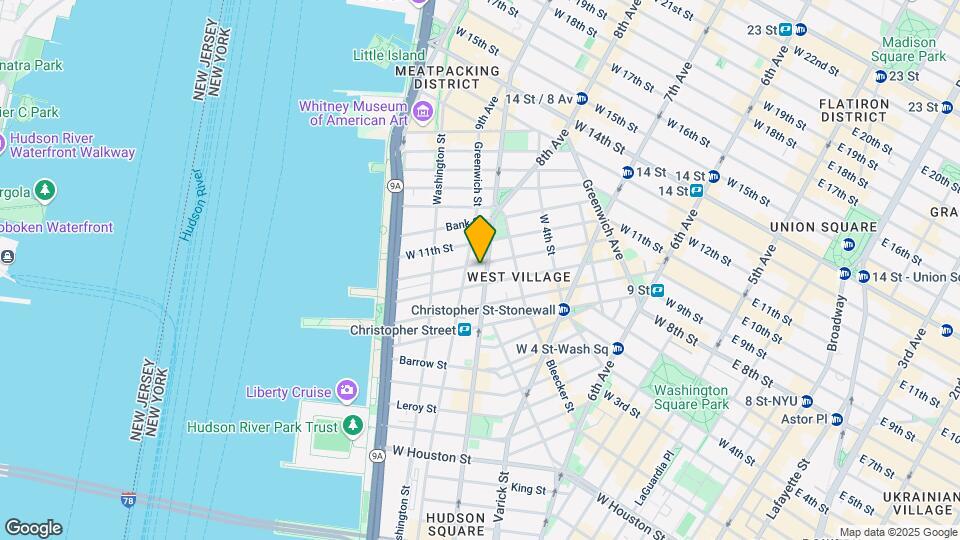 547 Hudson St Map and Location Details
