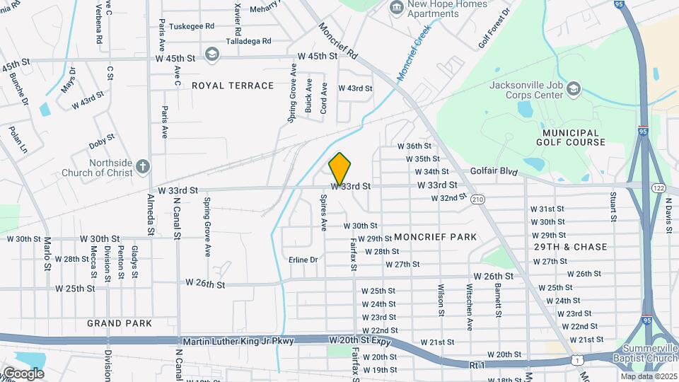 1828 W 33rd St Map and Location Details