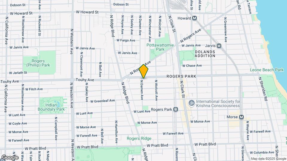 7123-7133 N Damen Ave Mapa y Detalles de la Ubicación