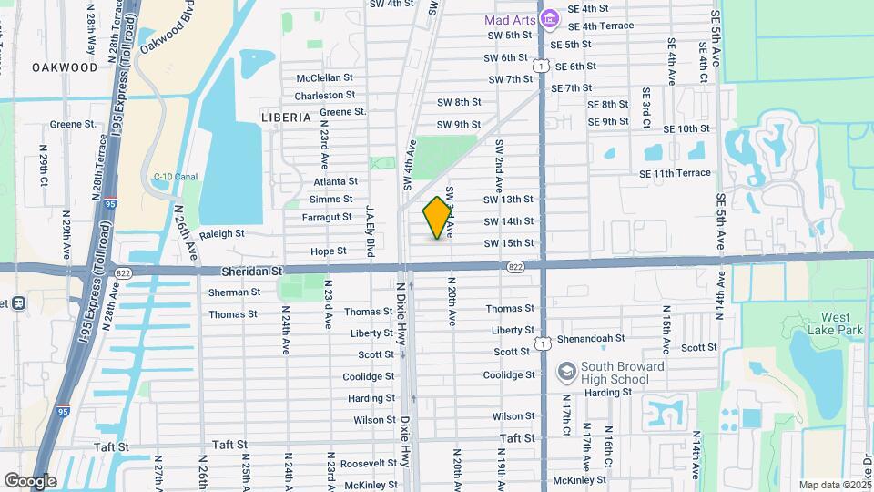 332 SW 15th St Map and Location Details