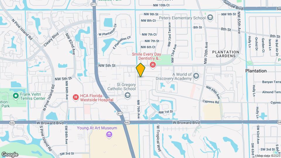 7573 NW 3rd Ct Map and Location Details