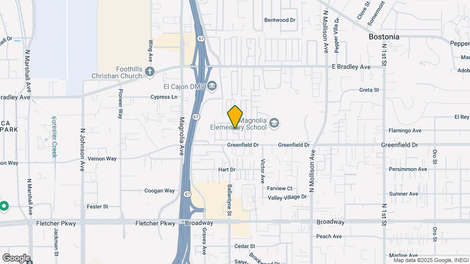 Greenfield Mobile Home Estates Mapa y Detalles de la Ubicación