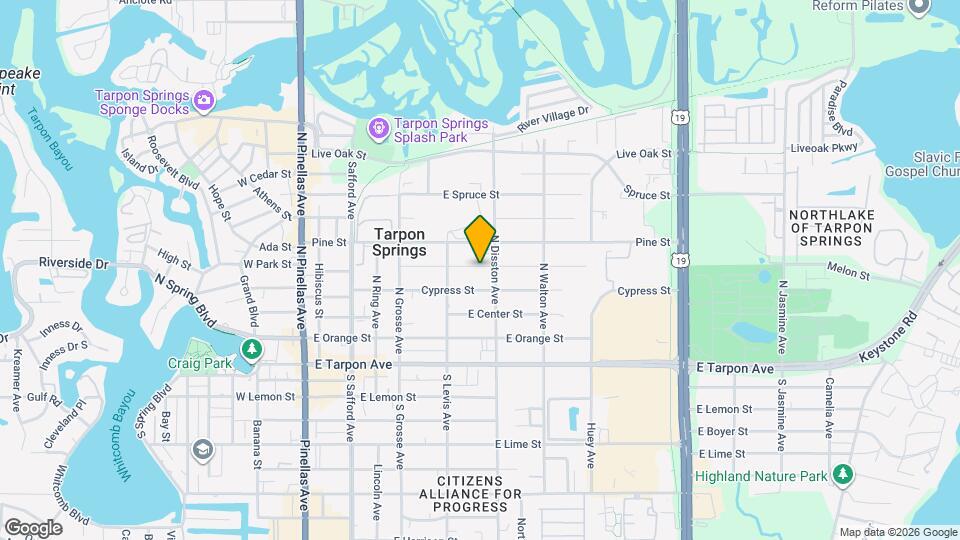 550 Pent St Map and Location Details