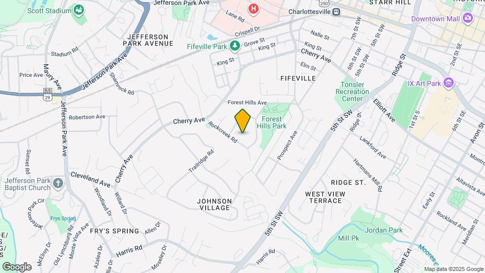 108 Olinda Dr Map and Location Details