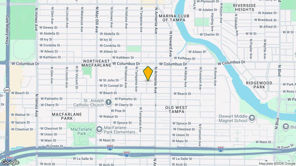 2528 W St John St Map and Location Details