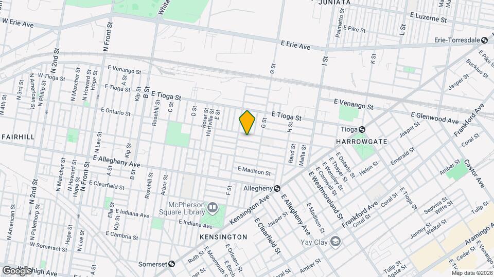 727 E Thayer St Map and Location Details