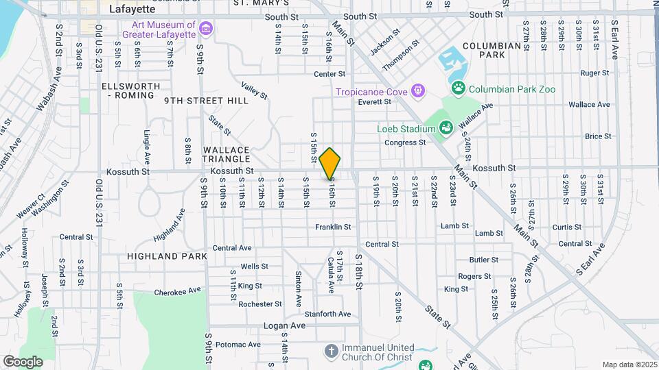 1530 Virginia St Map and Location Details