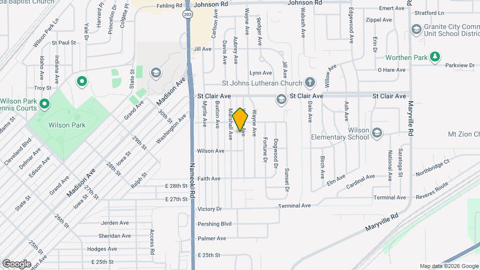 2927 Warren Ave Map and Location Details