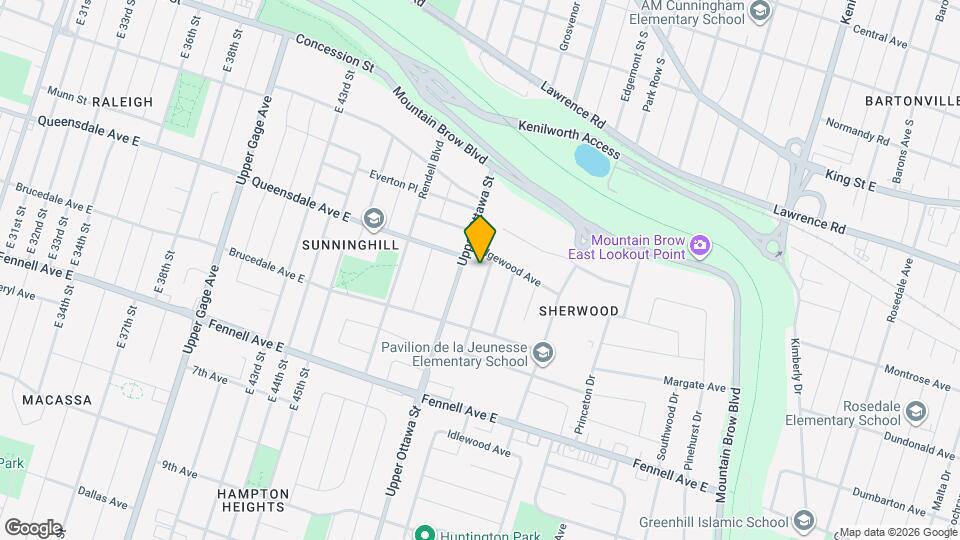 10 Sherwood Rise Map and Location Details