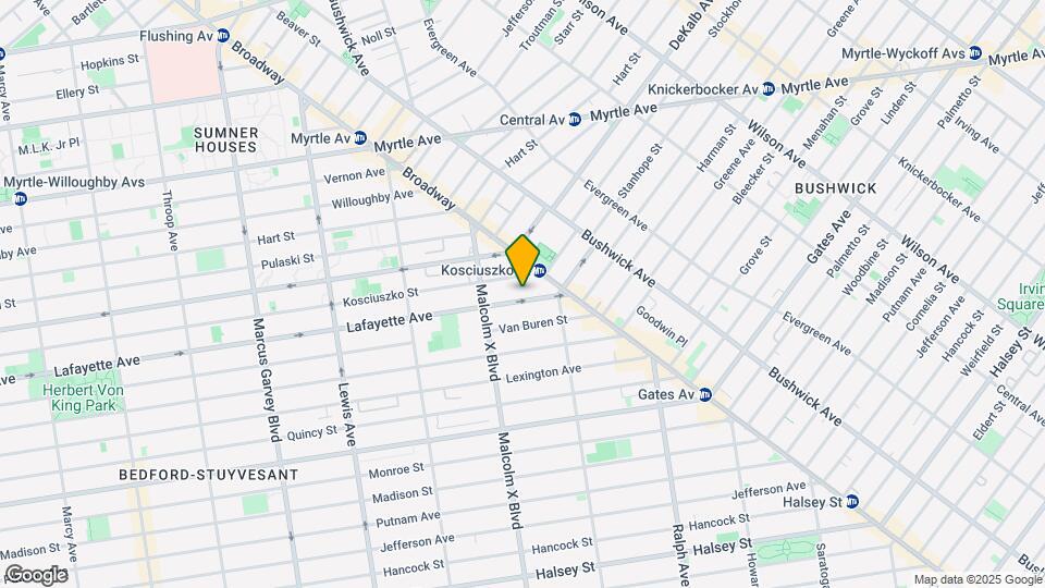 1071 Lafayette Ave Mapa y Detalles de la Ubicación