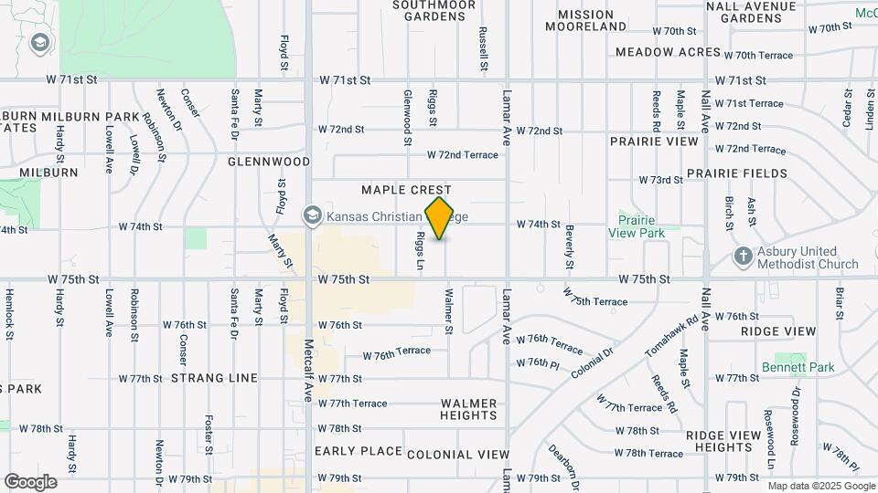 7426 Walmer St Map and Location Details