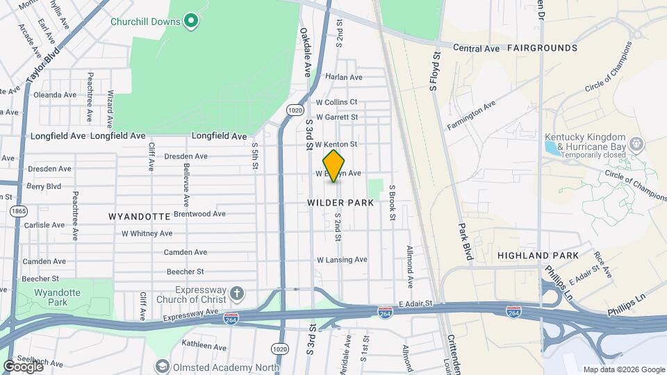 4114 S 2nd St Map and Location Details