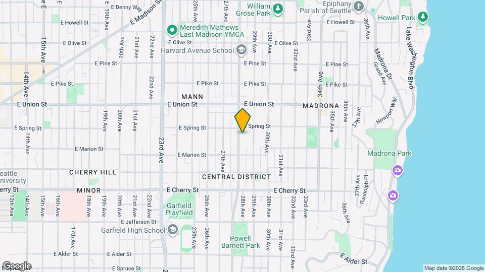 934 Martin Luther King Jr Way, Unit Updated Central District apartment Map and Location Details
