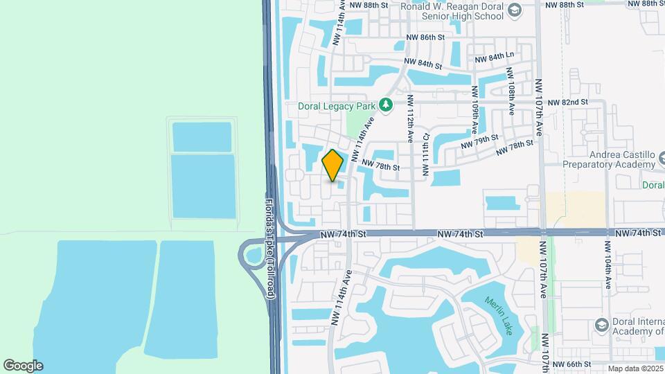 7661 NW 114th Pl Map and Location Details