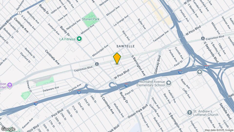 11825 Tennessee Ave Map and Location Details