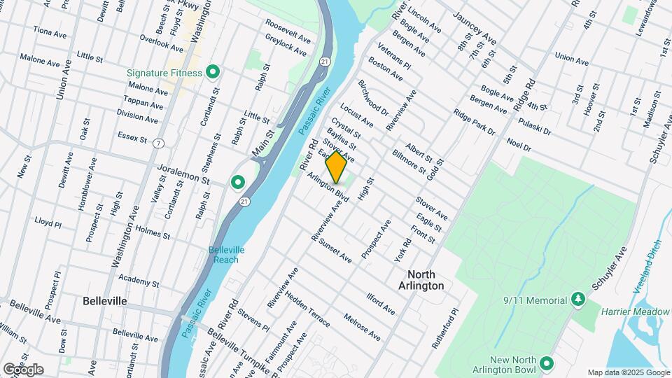150 Arlington Blvd Map and Location Details