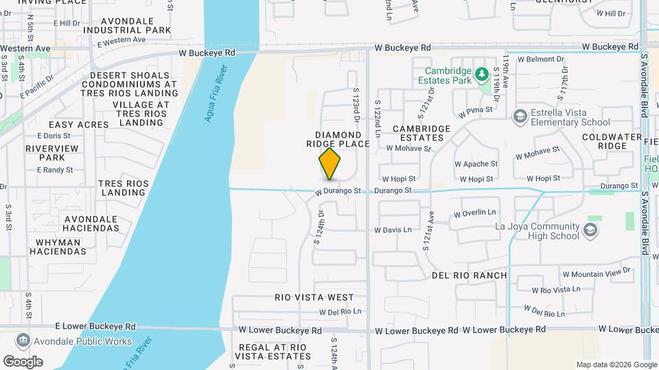 12393 W Hopi St Map and Location Details