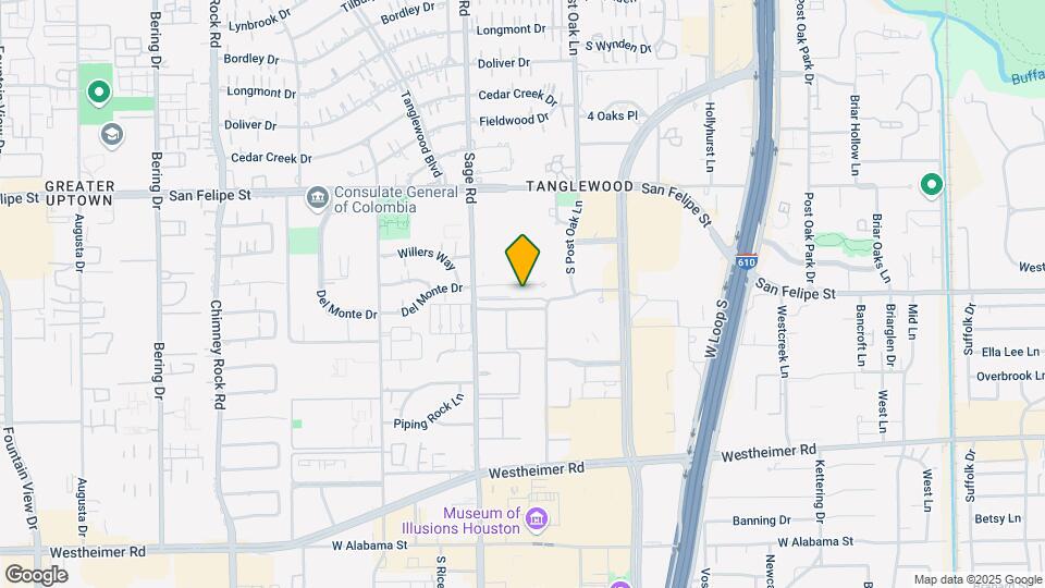 5123 Del Monte Dr Map and Location Details