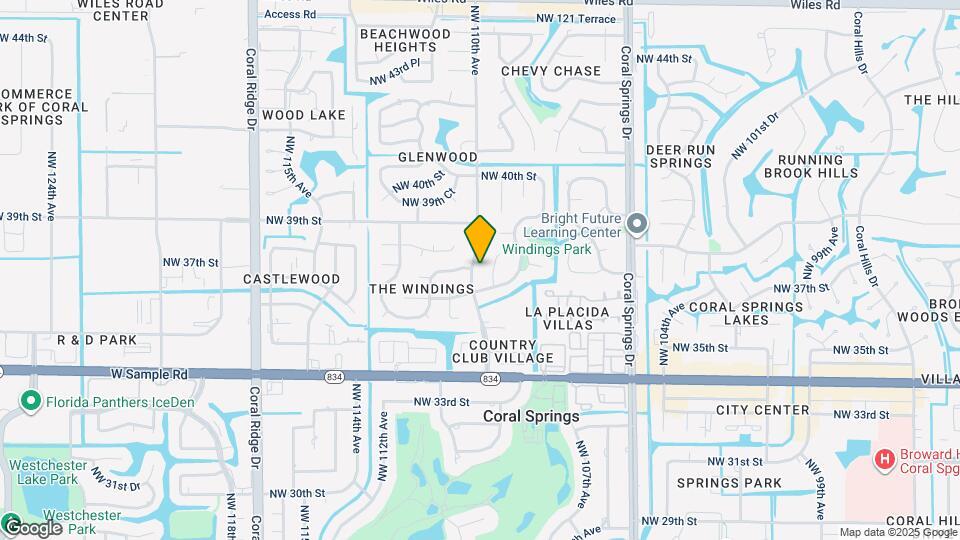 3731 NW 110th Ave Map and Location Details
