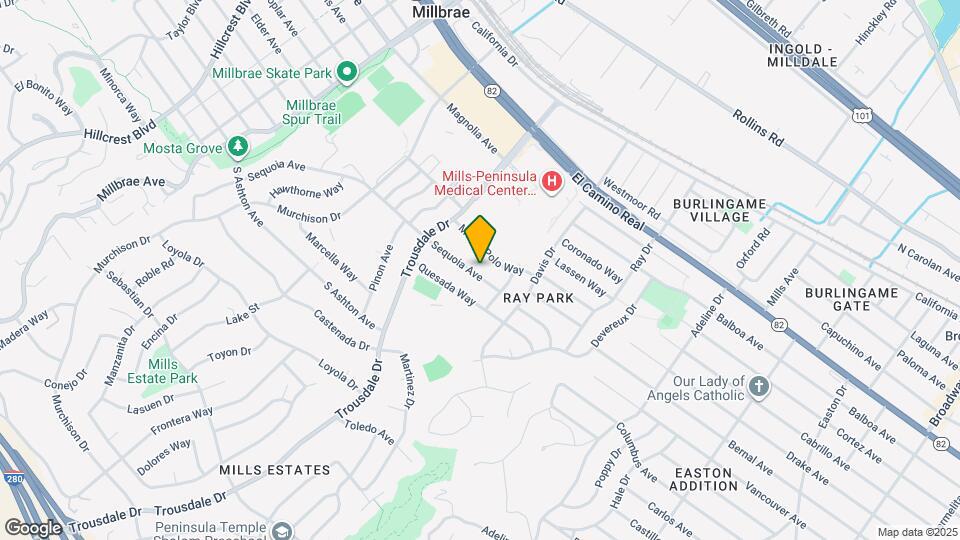 1726 Sequoia Ave Map and Location Details