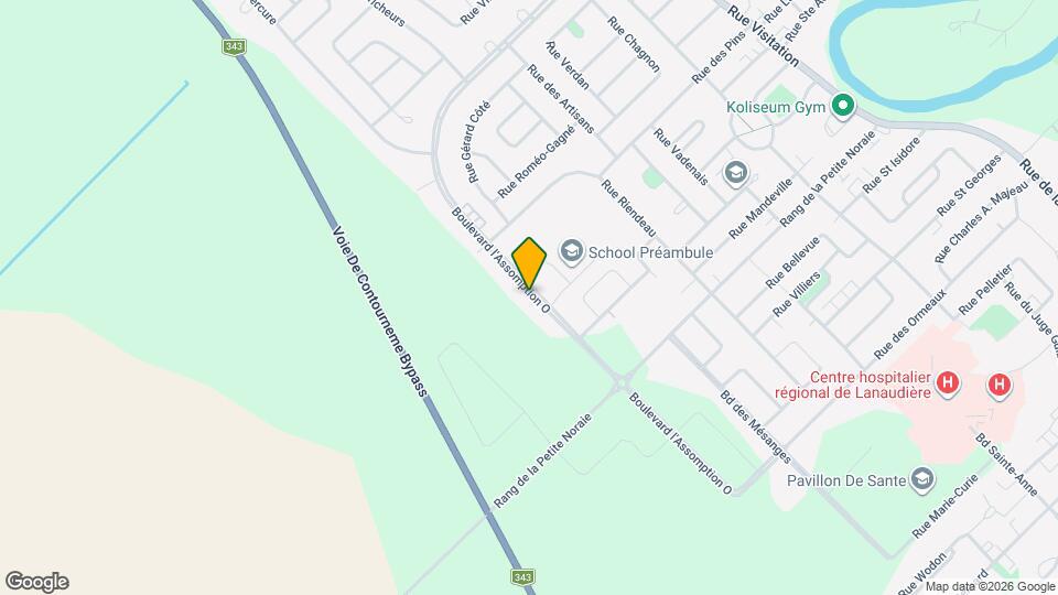 340-346 L'assomption O Map and Location Details