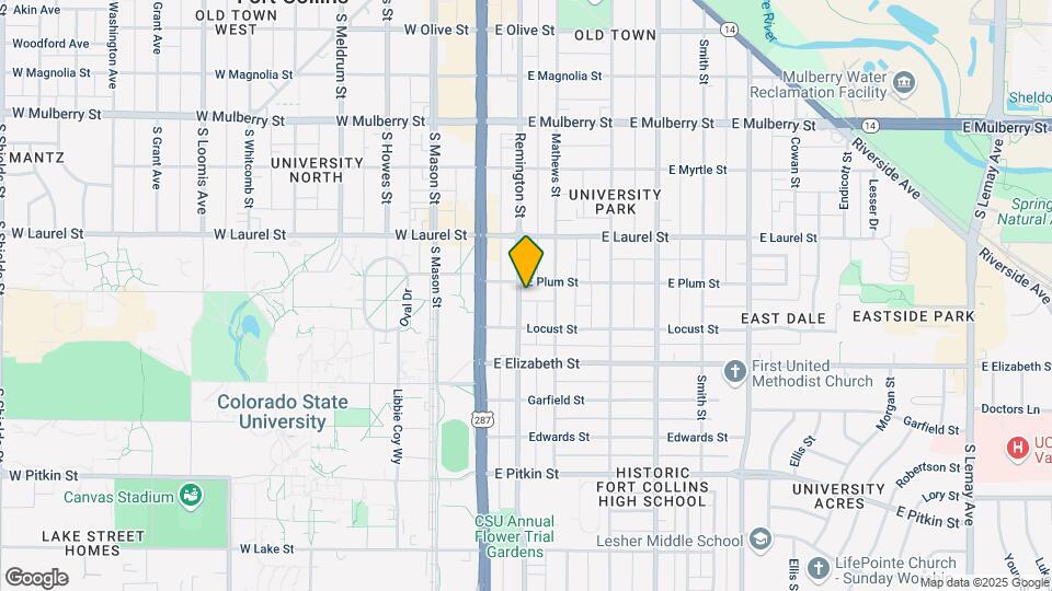 808 Remington St Map and Location Details