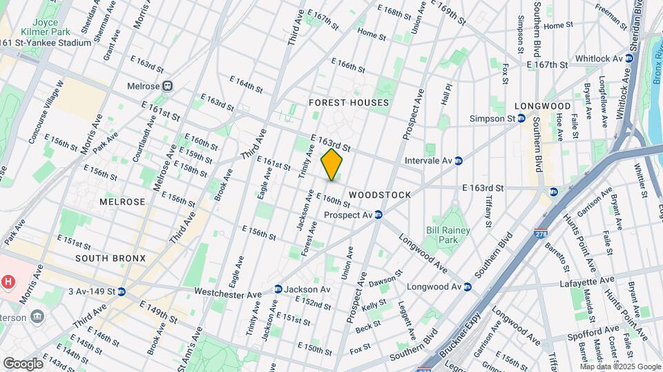 754 E 161st St Map and Location Details