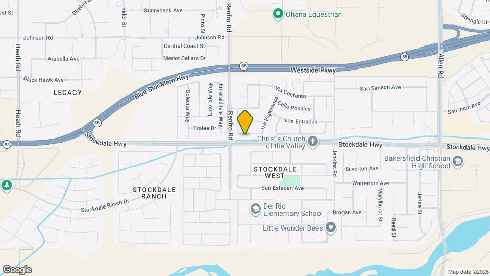 14315 Via La Merced Map and Location Details