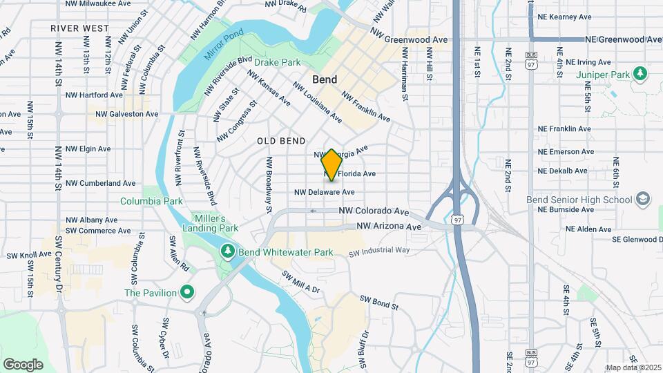 514 NW Delaware Ave Map and Location Details