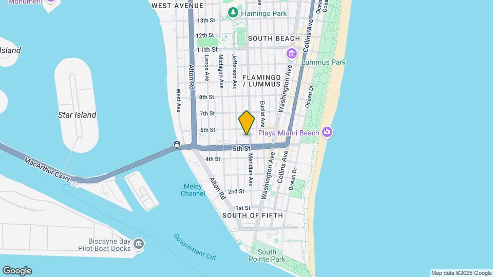 528 Meridian Ave-Unit -202A Map and Location Details