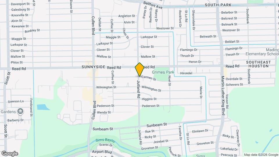 9305 Jutland Rd Map and Location Details